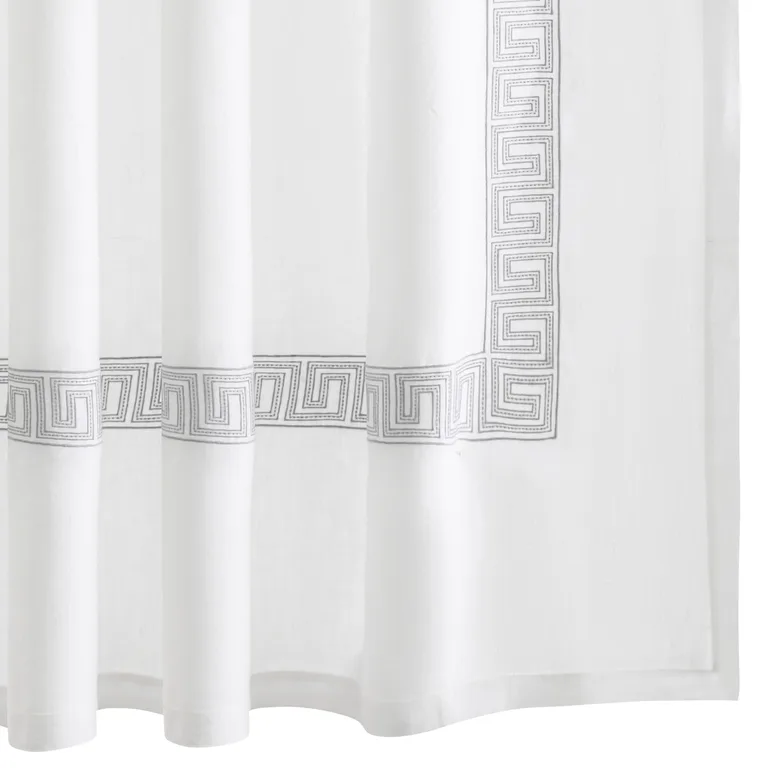 Schumacher Ophelia Shower Curtain in Sterling (MSC051SHOST)