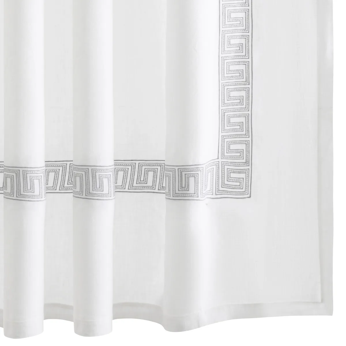 Schumacher Ophelia Shower Curtain in Sterling (MSC051SHOST)