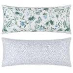 MSC063LUMBEB | Palmyra/Celine Pillow Cover - Emerald/Blue Schumacher Palmyra/Celine Pillow Cover in Emerald/Blue (MSC063LUMBEB)