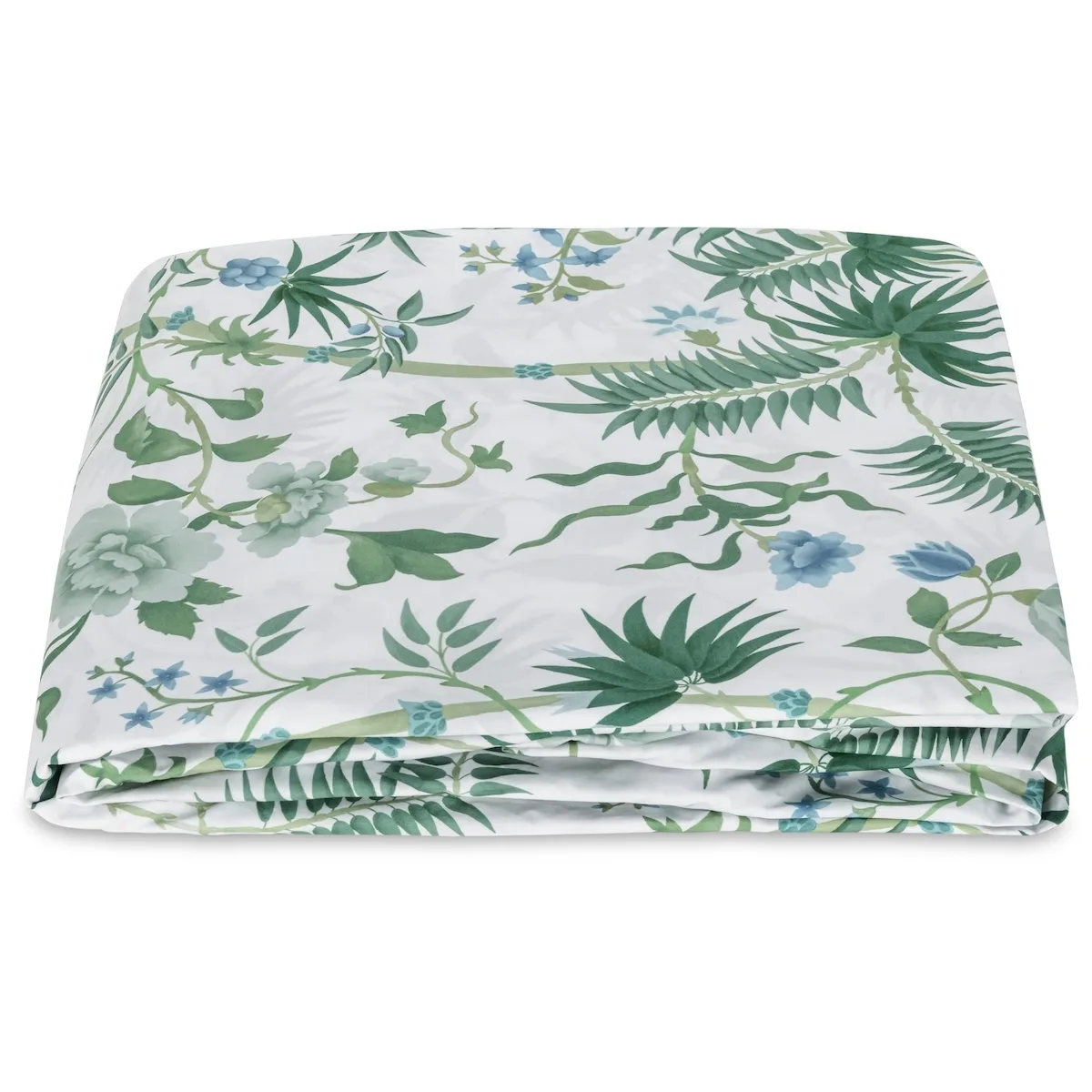 Schumacher Palmyra Fitted Sheet in Emerald