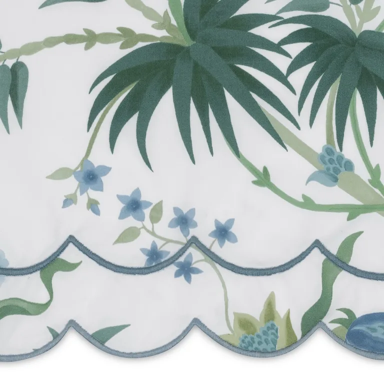 Schumacher Palmyra Pillowcase Pair in Emerald