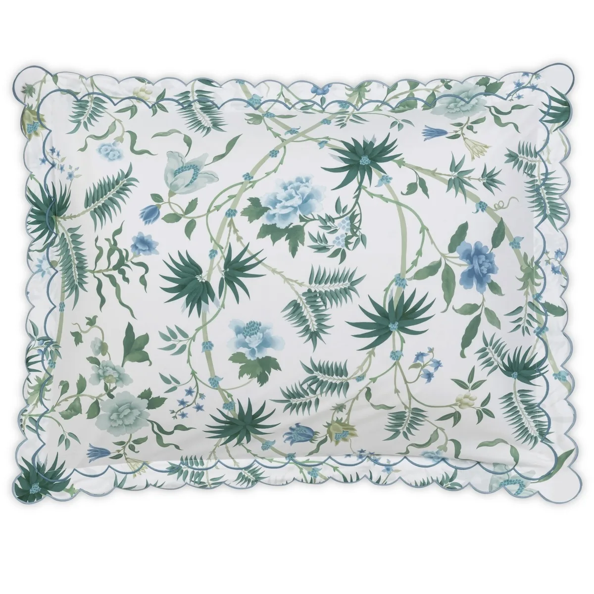 Schumacher Palmyra Sham in Emerald