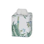 MSC057TISSUEEM | Palmyra Tissue Box Cover - Emerald Schumacher Palmyra Tissue Box Cover in Emerald (MSC057TISSUEEM)