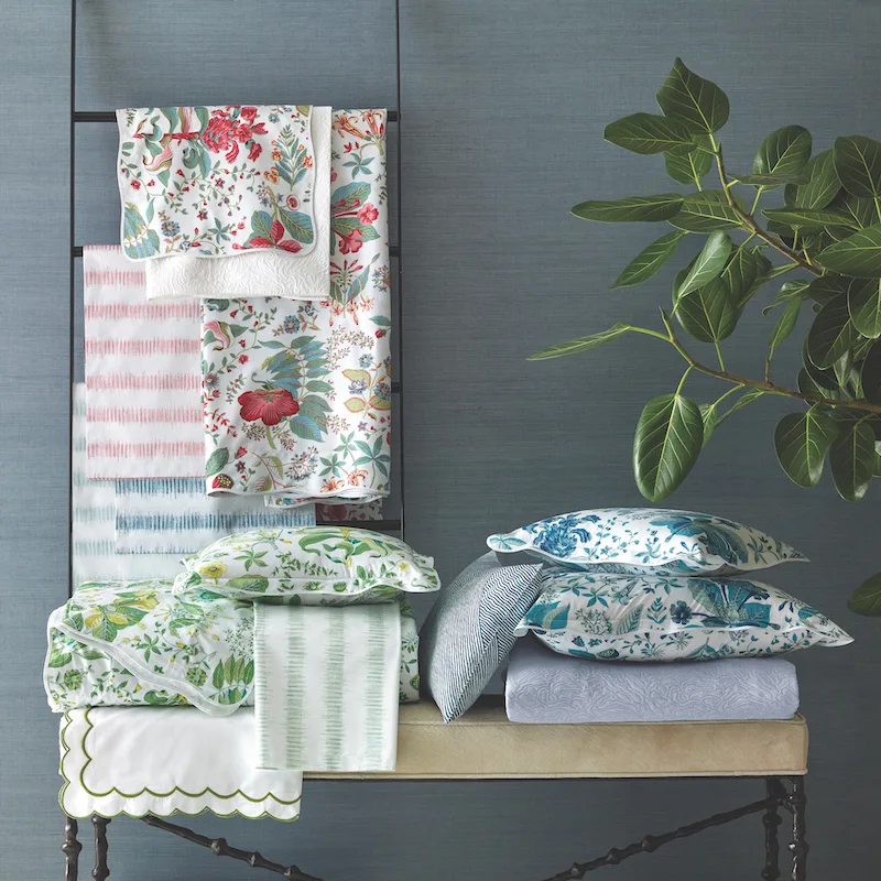 Schumacher Pomegranate Duvet Cover in Citrus