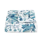 Pomegranate Duvet Cover - Prussian Blue Schumacher Pomegranate Duvet Cover in Prussian Blue