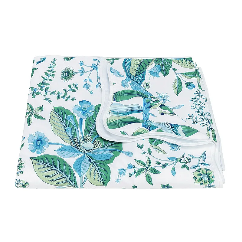 Schumacher Pomegranate Duvet Cover in Sea