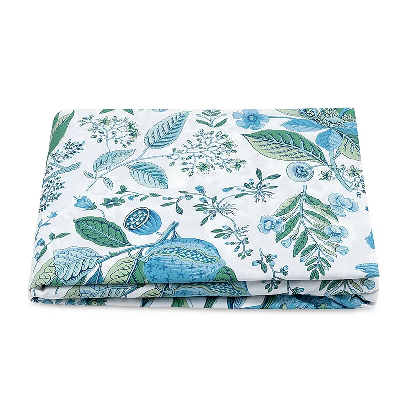 Schumacher Pomegranate Fitted Sheet in Sea
