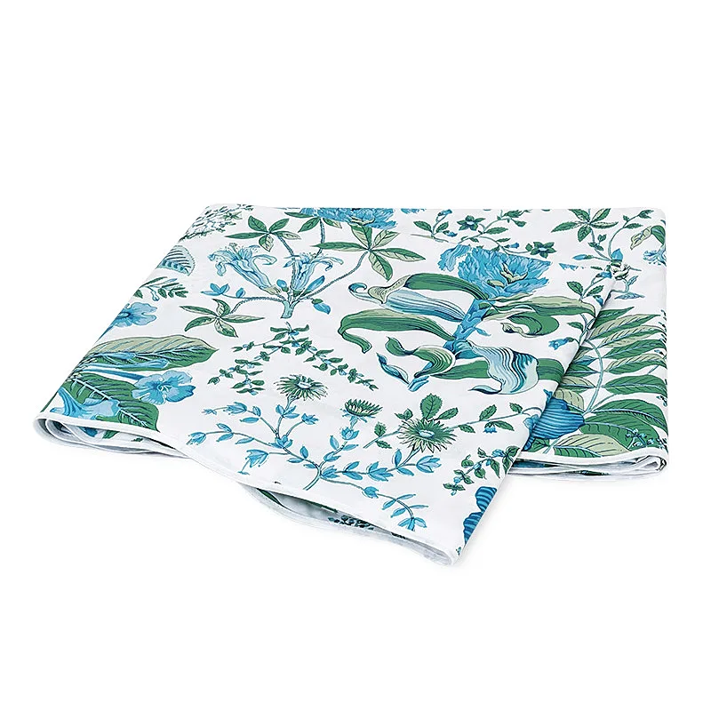Schumacher Pomegranate Flat Sheet in Sea
