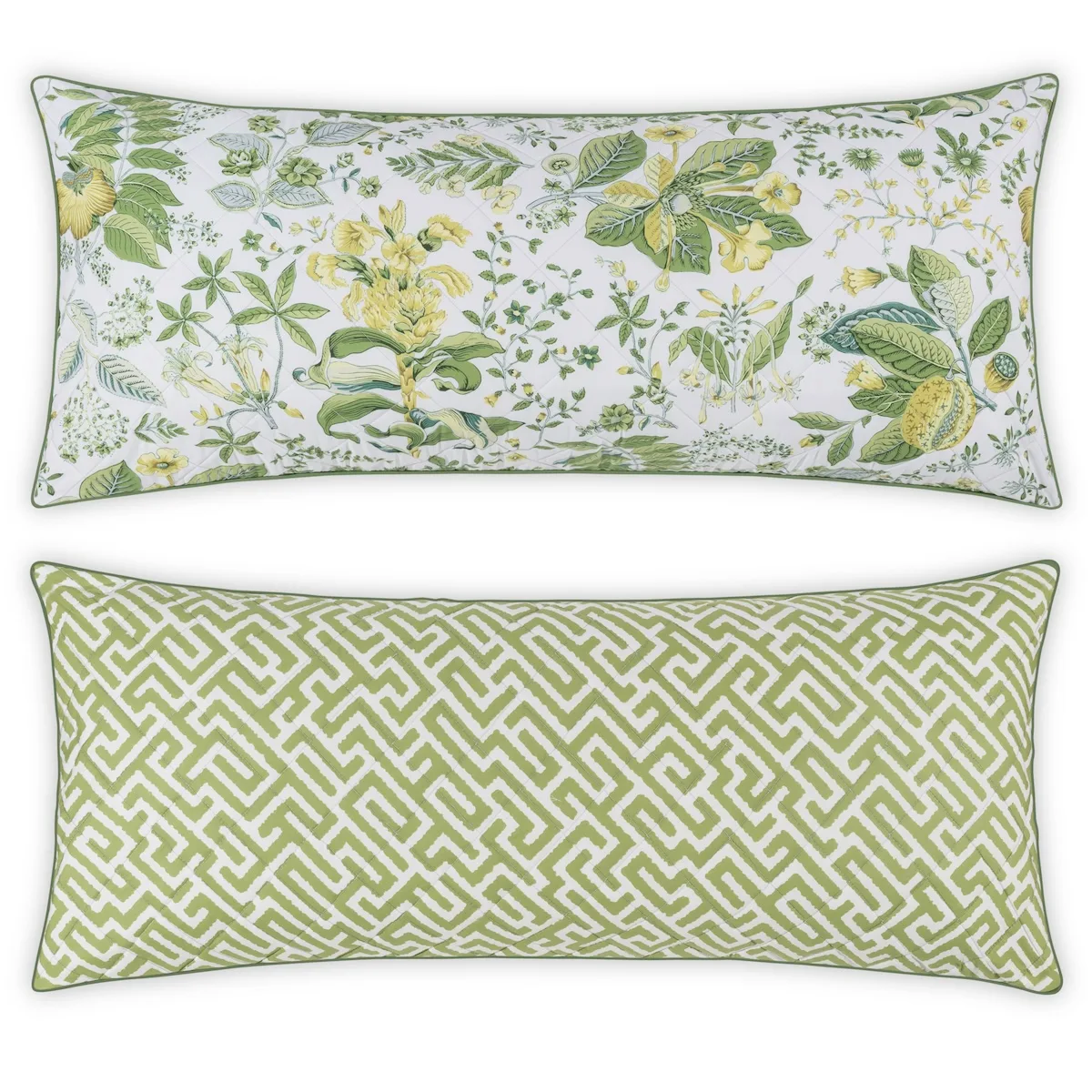 Schumacher Pomegranate/ Gabriel Pillow Cover in Citrus/Grass (MSC063LUMBOF)