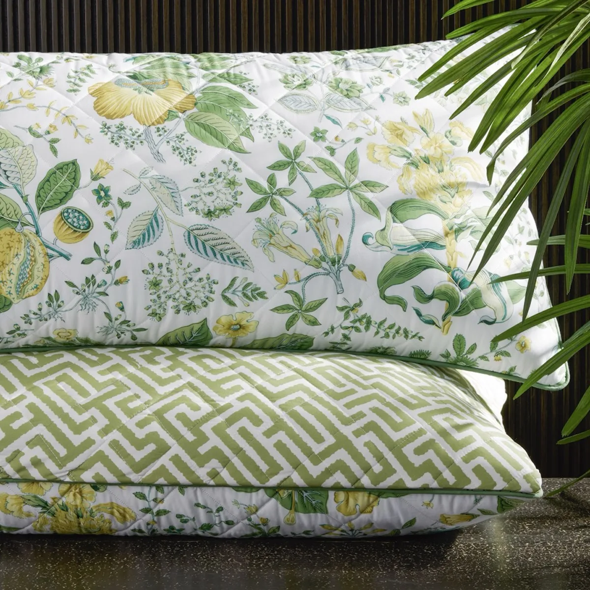 Schumacher Pomegranate/ Gabriel Pillow Cover in Citrus/Grass (MSC063LUMBOF)