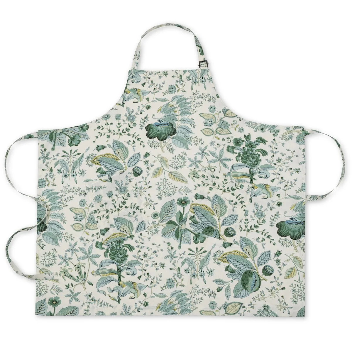 Schumacher Pomegranate Linen Apron in Emerald (MSC044APRONEP)