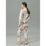 Schumacher Pomegranate Pajama Set in Pink Coral