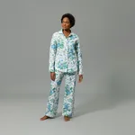 Pomegranate Pajama Set - Sea Schumacher Pomegranate Pajama Set in Sea