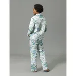 Pomegranate Pajama Set - Sea Schumacher Pomegranate Pajama Set in Sea