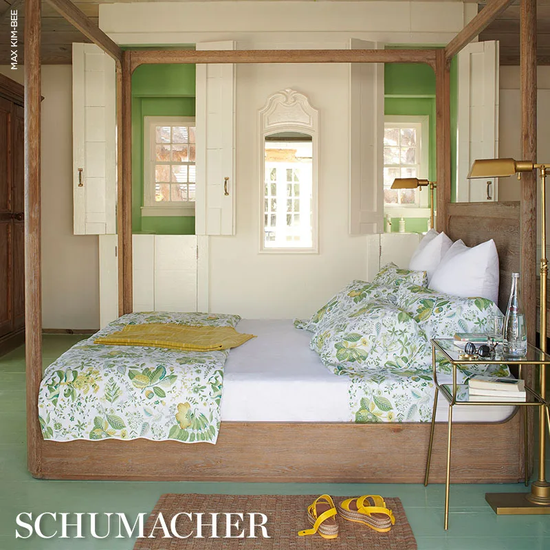 Pomegranate Pillowcases - Citrus Schumacher Pomegranate Pillowcases in Citrus