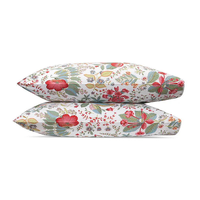 Schumacher Pomegranate Pillowcases in Pink Coral