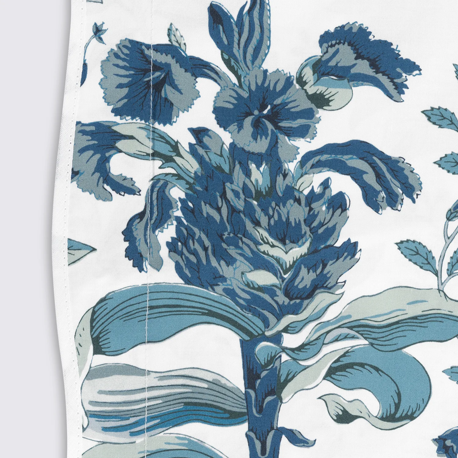 Schumacher Pomegranate Pillowcases in Prussian Blue