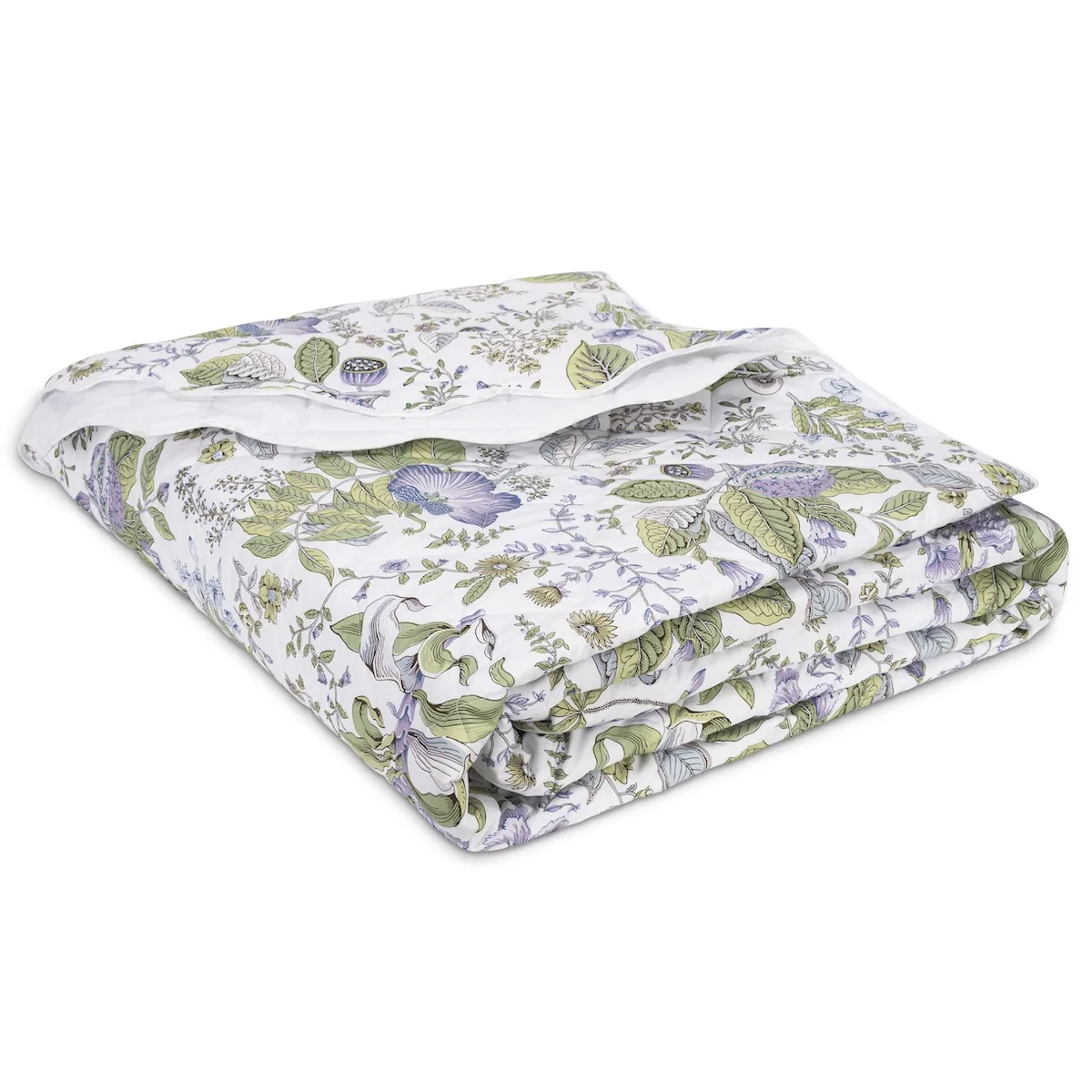 Schumacher Pomegranate Quilt in Lilac