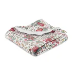 Schumacher Pomegranate Quilt in Pink Coral