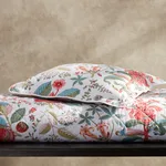 Schumacher Pomegranate Quilt in Pink Coral