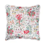 Pomegranate Quilted Sham - Pink Coral Schumacher Pomegranate Quilted Sham in Pink Coral