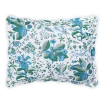 Schumacher Pomegranate Quilted Sham in Sea