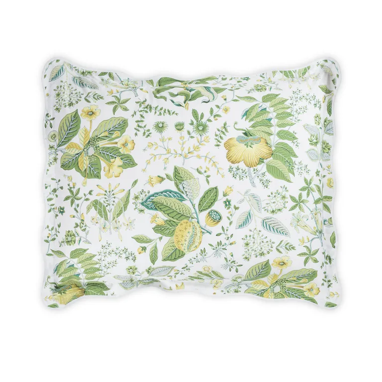 Schumacher Pomegranate Sham in Citrus
