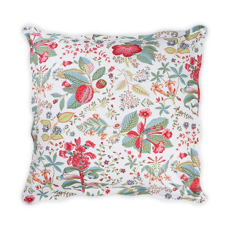 Schumacher Pomegranate Sham in Pink Coral