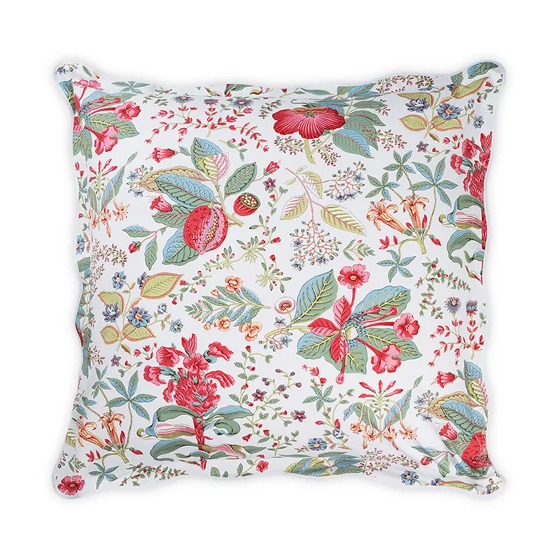 Schumacher Pomegranate Sham in Pink Coral