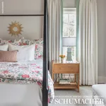 Pomegranate Sham - Pink Coral Schumacher Pomegranate Sham in Pink Coral