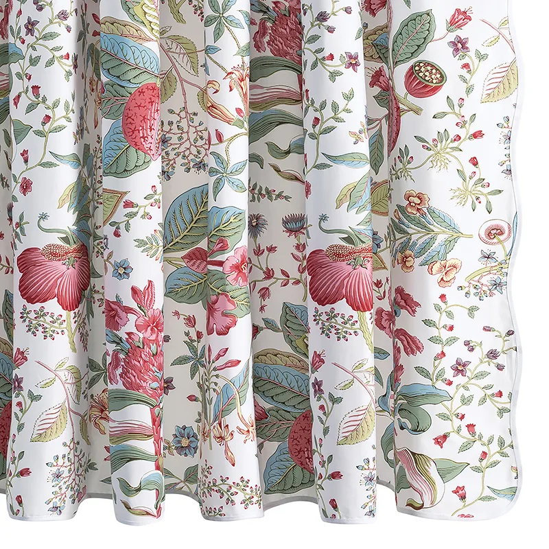 Schumacher Pomegranate Shower Curtain in Pink Coral (MSC006SHOPG)