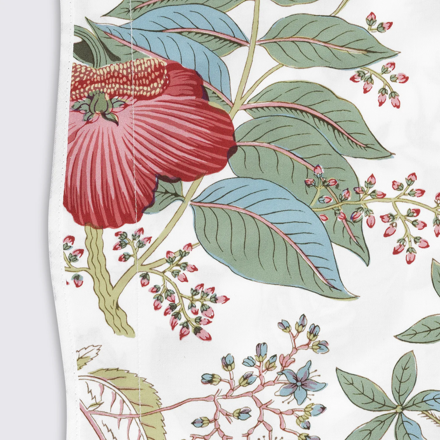 MSC006SHOPG | Pomegranate Shower Curtain - Pink Coral Schumacher Pomegranate Shower Curtain in Pink Coral (MSC006SHOPG)