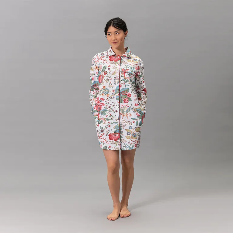 Schumacher Pomegranate Sleep Shirt in Pink Coral