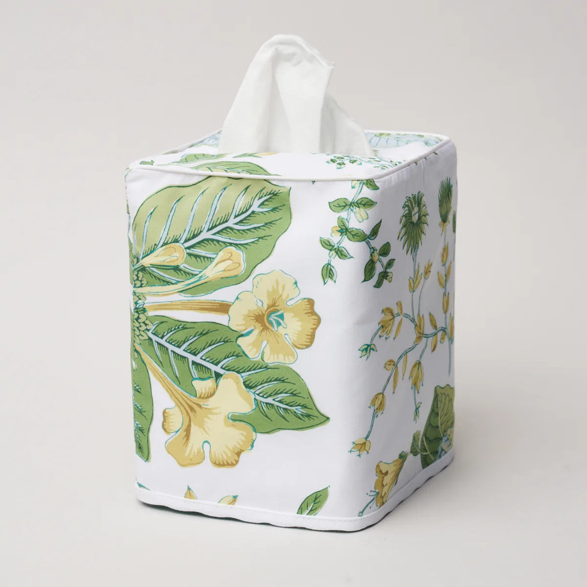 Schumacher Pomegranate Tissue Box Cover in Citrus (MSC006TBOXCI)