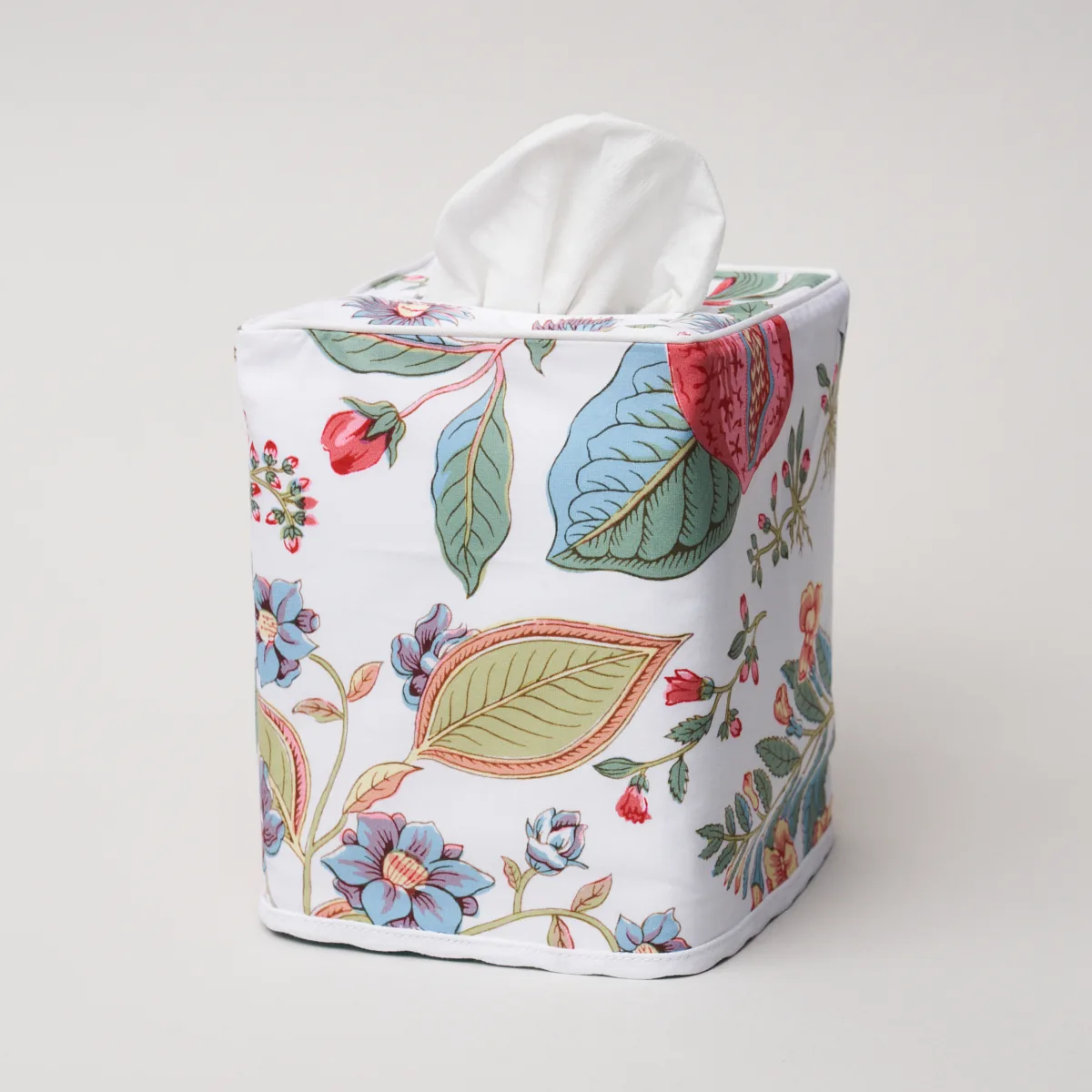 Schumacher Pomegranate Tissue Box Cover in Pink Coral (MSC006TBOXP4)