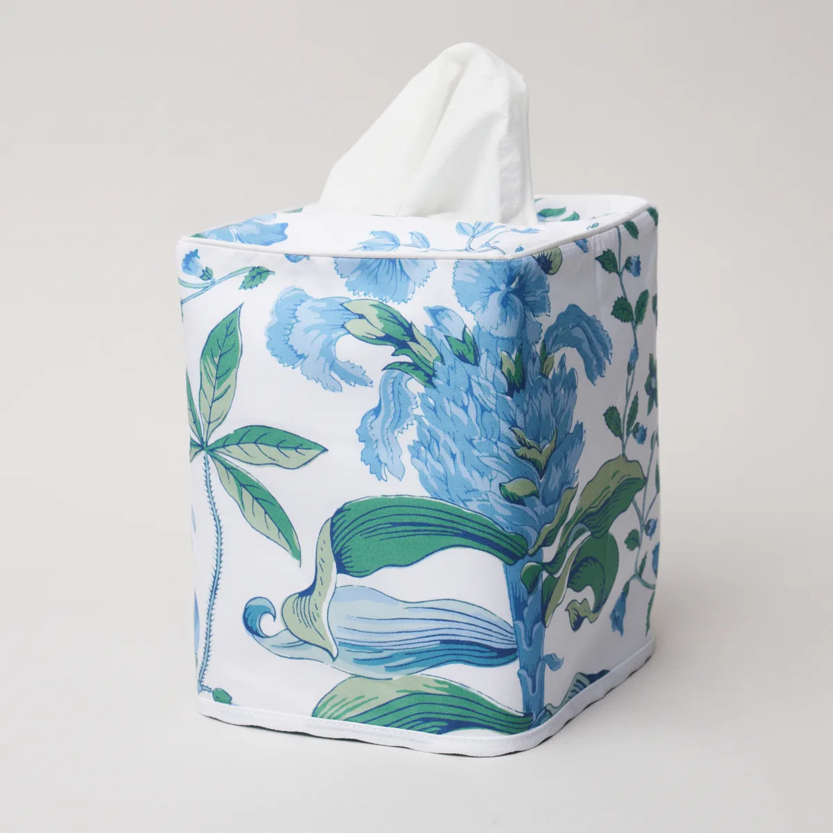 Schumacher Pomegranate Tissue Box Cover in Sea (MSC006TBOXSC)