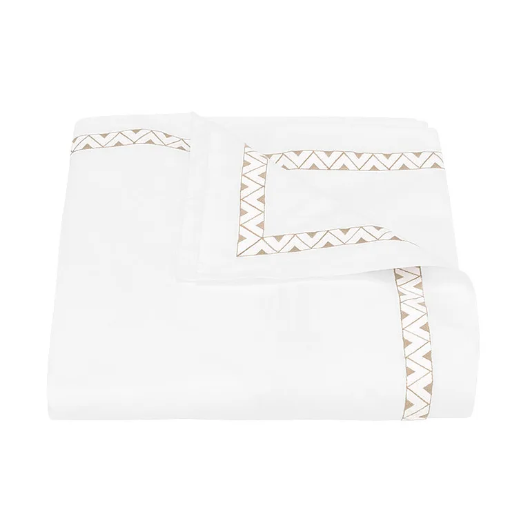 Schumacher Prado Duvet Cover in Dune