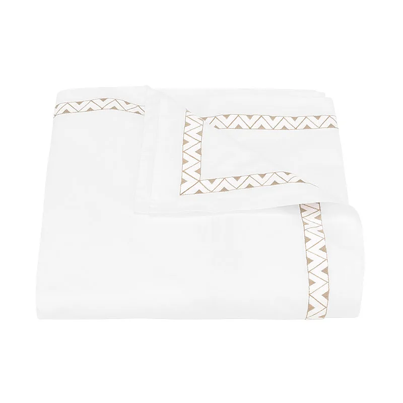Schumacher Prado Duvet Cover in Dune