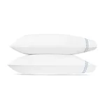 Prado Pillowcases - Hazy Blue Schumacher Prado Pillowcases in Hazy Blue