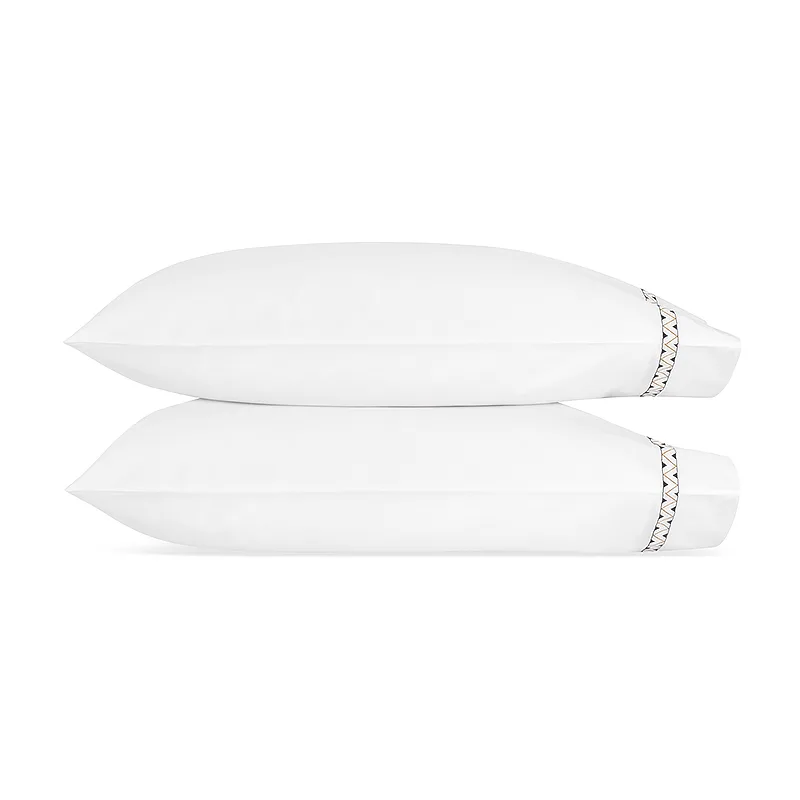 Schumacher Prado Pillowcases in Onyx