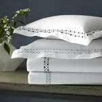 Prado Pillowcases - Onyx Schumacher Prado Pillowcases in Onyx