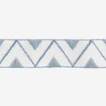 Prado Sham - Hazy Blue Schumacher Prado Sham in Hazy Blue