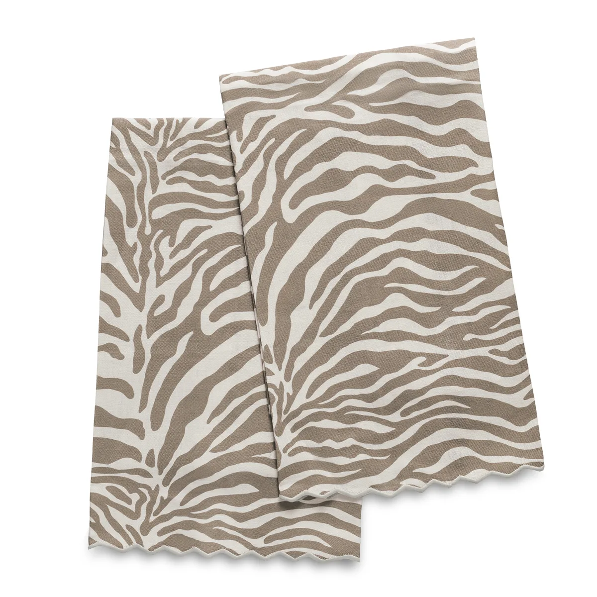 Schumacher Regine Guest Towel, Set of 2 in Coconut (MSC062GTOW2OU)