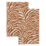 MSC062GTOW2PZ | Regine Guest Towel, Set of 2 - Persimmon Schumacher Regine Guest Towel, Set of 2 in Persimmon (MSC062GTOW2PZ)
