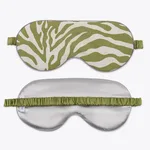MSC070SMSKGR | Regine Linen Sleep Mask - Grass Schumacher Regine Linen Sleep Mask in Grass (MSC070SMSKGR)