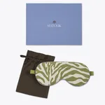 MSC070SMSKGR | Regine Linen Sleep Mask - Grass Schumacher Regine Linen Sleep Mask in Grass (MSC070SMSKGR)
