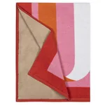 MSC067BCHTOFA | Ribbon Beach Towel - Flamingo Schumacher Ribbon Beach Towel in Flamingo (MSC067BCHTOFA)