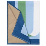 Schumacher Ribbon Beach Towel in Ocean (MSC067BCHTOOC)
