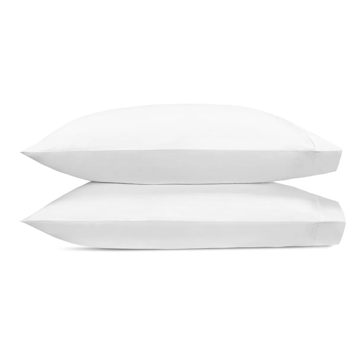 Schumacher Roman Hemstitch Pillowcase - Pair in White