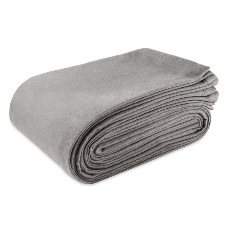 Schumacher Venus Blanket in Pearl Grey
